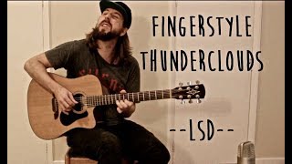 Thunderclouds LSD fingerstyle solo guitar [upl. by Salohcin914]