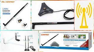 Comfast 10dbi high wifi Range Antenna Unboxing  Techno Leo [upl. by Howenstein]