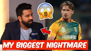 He Was MY BIGGEST NIGHTMARE Says Rohit Sharma 😳😌Rohit Sharma Dale Steyn Cricket News Facts [upl. by Romulus]