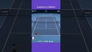 2024 China Open R1 Sramkova vs Kalinina 64 60 wta sports wtatour [upl. by Shaughn51]