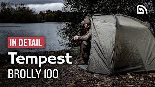 Trakker Products Tempest Brolly 100 – In Detail [upl. by Koblick592]