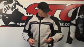 Scorpion EXOWear VenTech Jacket Review from SportbikeTrackGearcom [upl. by Ennoved]