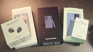 Galaxy S24 Ultra Unboxing  S Veiw Case Purple [upl. by Inor907]