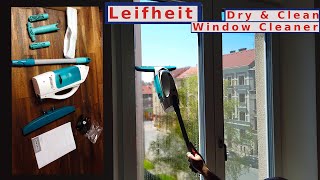 Leifheit Dry amp Clean Window Cleaner 51003 51001  Window tiles mirror or shower vacuum cleaner [upl. by Gastineau]