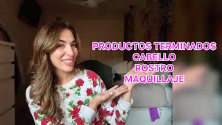 RONDA DE PRODUCTOS TERMINADOS  Repito  Cabello  rostro y maquillaje beauty skincare haircare [upl. by Aiki]