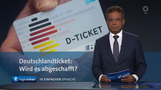 tagesschau in Einfacher Sprache 1900 Uhr 14112024 [upl. by Anidene]