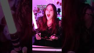 I GOT MY FIRST LIGHTSABER lightsaber starwars streamer gamergirl starwarsfan [upl. by Nal]