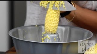 How to Remove Corn from the Cob [upl. by Herahab624]