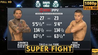 GERVONTA DAVIS USA vs ISAAC CRUZ MEXICO SUPER FIGHT [upl. by Alliuqaj]