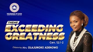 Olajumoke Adenowo RCCG HOUSE OF FAITH AGUDA [upl. by Aicina]