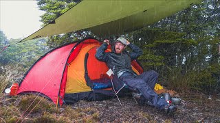 TENT CAMPING  Heavy Rain  Caught in a RAINSTORM [upl. by Breanne100]