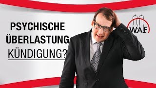 Selbst kündigen wegen psychischer Überlastung  Betriebsrat Video [upl. by Htiduj]