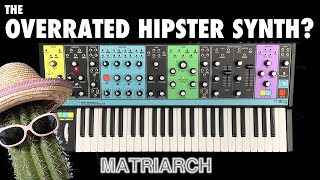 Moog Matriarch Studio Tool or Hipster Synth REVIEW [upl. by Dustan]