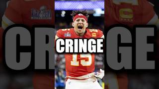 Patrick Mahomes is the most cringeworthy athlete 🤦‍♂️ nfl nflfootball chiefs patrickmahomes [upl. by Helbona]