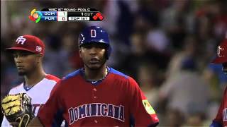 Republica Dominicana Vs Puerto Rico 4  2 Final  Edwin Encarnacion Hit [upl. by Tobi994]