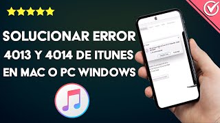 ¿Cómo solucionar el error 4013 y 4014 de iTunes en tu MAC o PC WINDOWS [upl. by Ecinej888]