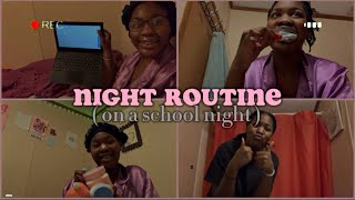 MY NIGHT ROUTINE  on a school night [upl. by Dygall486]