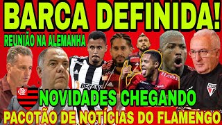 NOTÍCIAS FRESQUINHAS DO FLAMENGO BARCA DEFINIDA ALAN IRRITADO VICTOR ROQUE REUNIÃO NA ALEMANHA [upl. by Anatola276]