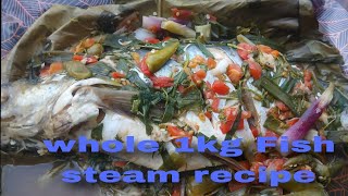 Easy steam fish Recipe [upl. by Eadahs375]