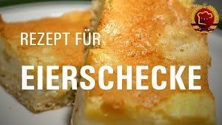 Klassische Eierschecke selber backen wie früher mit diesem alten DDR Rezept [upl. by Jacklyn]