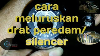 Tutorial How to make use silencer center cara mengatasi peredam selek ga lurus [upl. by Nitsyrc]