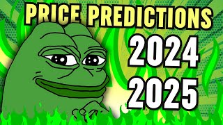 PEPE Will Make Millionaires Price Predictions For 2024 amp 2025 [upl. by Cavit329]