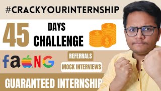 Guaranteed Internship Roadmap  45 Days Challenge  CrackYourInternship  OFF Campus [upl. by Nacul]