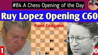 Ruy Lopez C60  Kupreichik vs Smyslov 1976 chess [upl. by Luby]