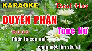 Karaoke Duyên Phận Tone Nữ  Nhạc Sống  Muối Organ [upl. by Ynnattirb]