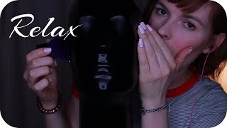 ASMR Ear Brushing incl Mascara Wands  Ear Blowing  Ear Massage wHead Tapping amp Scratching [upl. by Olocin391]