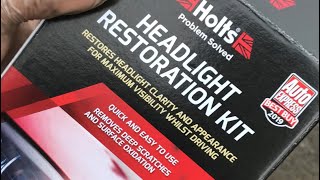 Holts Headlight Restoration Kit Review [upl. by Rentschler]