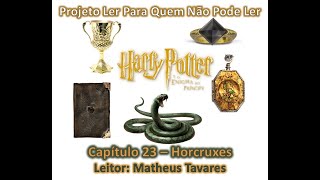 Capítulo 23 de Harry Potter e o Enigma do Príncipe  Horcruxes [upl. by Lansing]