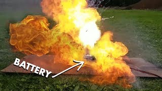 WHEN LITHIUM BATTERIES EXPLODE  VLOG0121 [upl. by Farleigh]