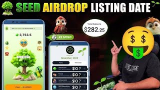 Seed coin airdrop  seed coin listing date  seed coin withdrawal [upl. by Adnac934]