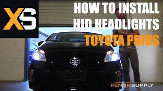 XS Toyota Prius HID  How to Install HID Xenon 2009 [upl. by Paterson]