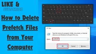 How to Delete Prefetch Files from Your Computer [upl. by Shelby]