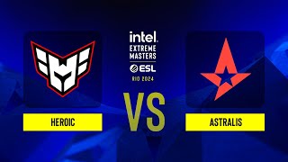 Heroic vs Astralis  IEM Rio 2024  Group B [upl. by Notsirk819]