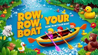 quot🚣‍♂️ Sing Along Fun Row Row Row Your Boat PLUS 5 Adorable Nursery Rhymes for Kidsquot [upl. by Tella]