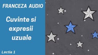 Franceza AUDIO 1  Cuvinte si expresii uzuale in franceza 2019 [upl. by Nore]