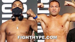 HEATED ANTHONY JOSHUA VS KUBRAT PULEV FULL WEIGHIN amp FIERY FINAL FACE OFF TEMPERS ERUPT [upl. by Lura]