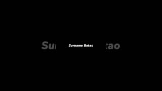 Chalo apna apna surname batao black 🖤 screen shorts ytshorts [upl. by Urquhart430]