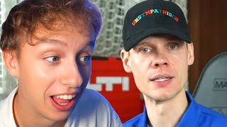 SASCHA mit NEUEM VIDEO  ANSAGE an FUNNYFRISCH  LetsHugo Reaction [upl. by Aron]