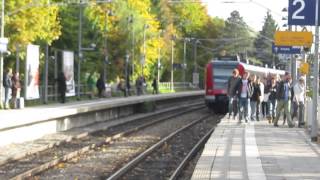 S Bahn München  Bahnhof FASANGARTEN  17102013 [upl. by Weight]