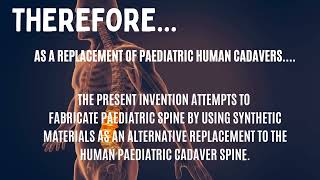 Synthetic Model of Paediatric Spine for Ereka 2024 [upl. by Suicul]