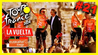 TOUR DE FRANCE 2024 La Vuelta con Euskaltel Euskadi 21 VRJUEGOS [upl. by Anayet]