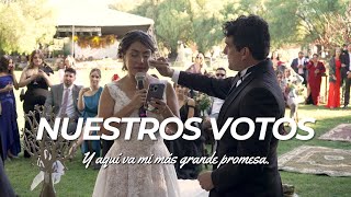 Nuestros Votos  Boda Nomadarte [upl. by Ayekehs]