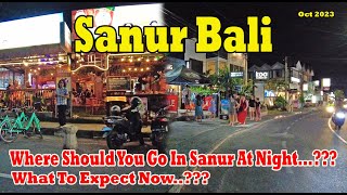 Where Should Yo Go In Sanur At Night What To Expect Now Sanur Bali Nightlife [upl. by Ellekim]