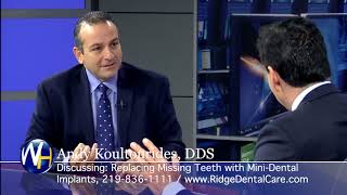 Replacing Missing Teeth with MiniDental Implants with Munster IN dentist Dr Andy Koultourides [upl. by Delgado832]