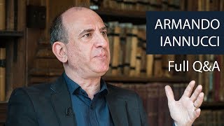 Armando Iannucci  Full QampA  Oxford Union [upl. by Airbmac]