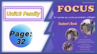 Focus – Student’s book – 3ème année collège page 32 [upl. by Assilaj]